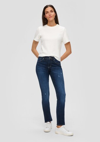 s.Oliver Slimfit Jeans 'Betsy' in Blauw: voorkant
