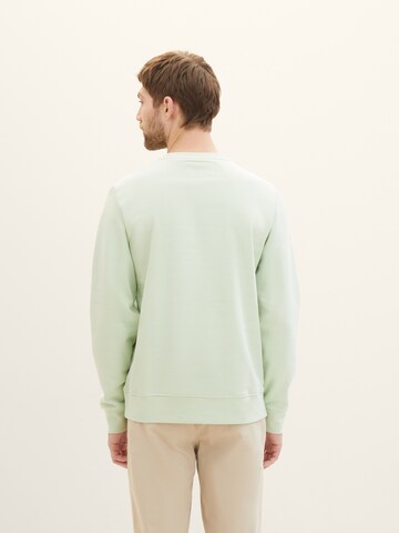 TOM TAILOR Sweatshirt in Green