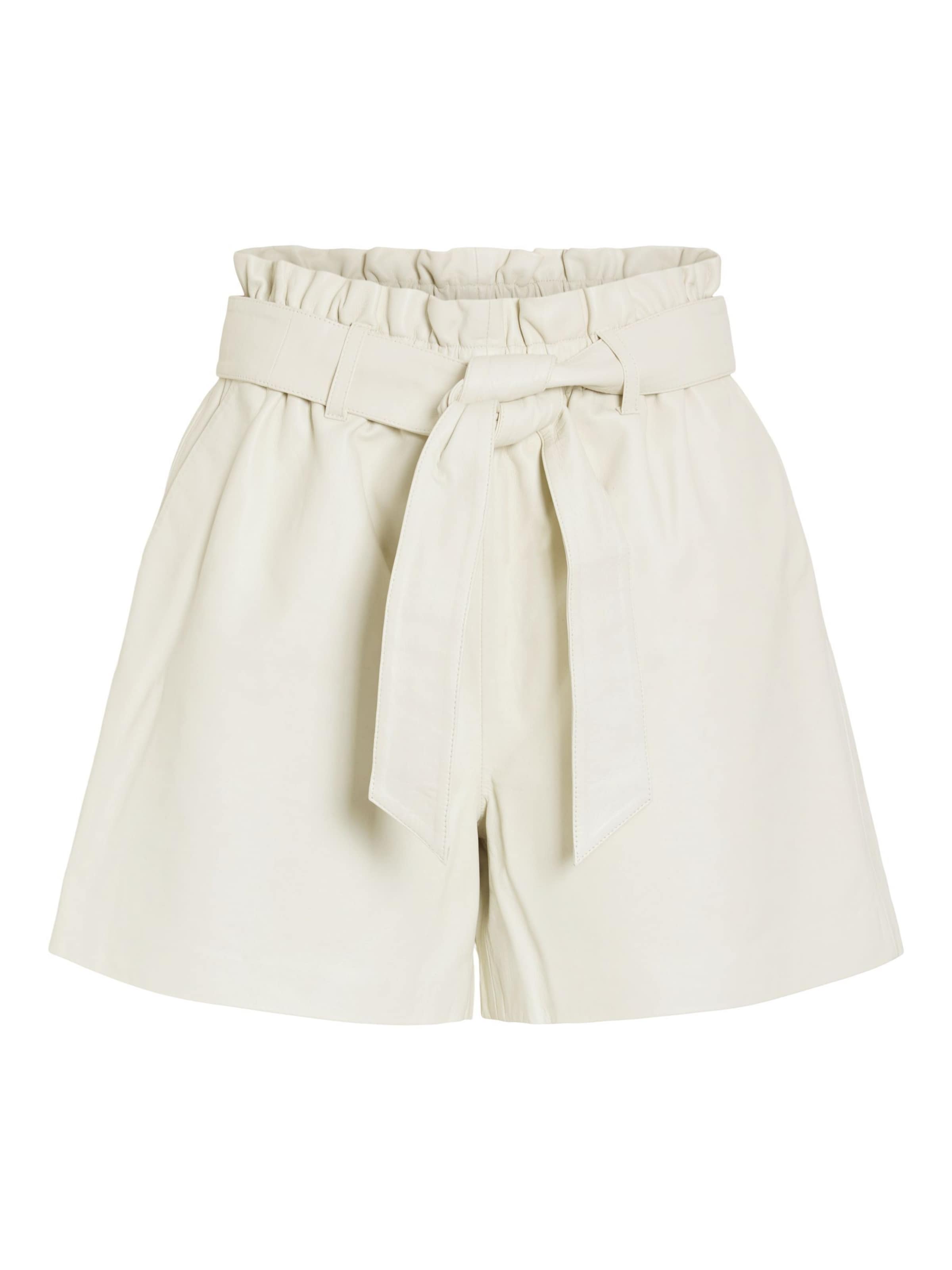 ROUGE EDIT regular Bukser 'Carly' i hvid: forside