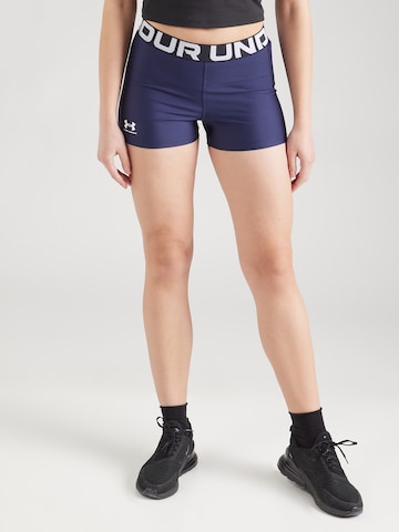 Skinny Pantaloni sportivi 'Authentics' di UNDER ARMOUR in blu: frontale