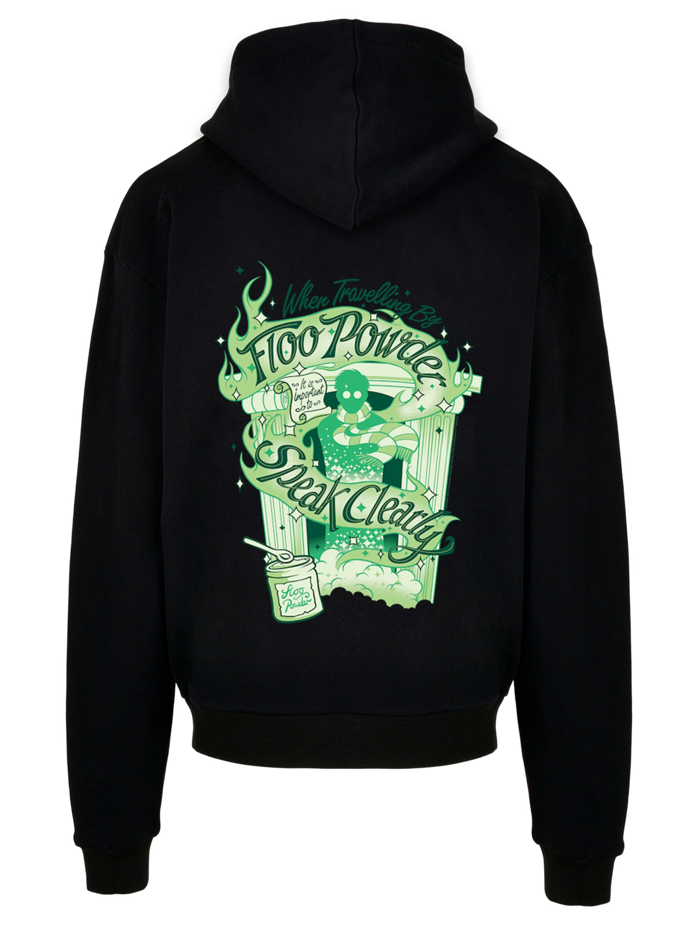 F4NT4STIC Sweatshirt 'Harry Potter Foo Powder' in Zwart
