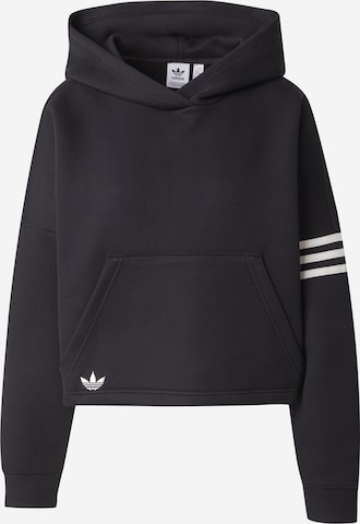 juoda ADIDAS ORIGINALS Megztinis be užsegimo 'Neuclassics': priekis