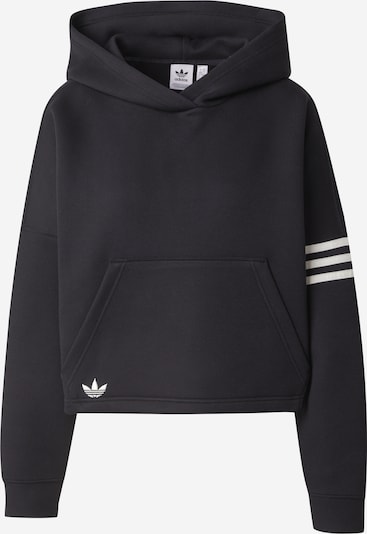4XS dydžio Megztinis be užsegimo 'Neuclassics' iš ADIDAS ORIGINALS, spalva – juoda / balta, Prekių apžvalga