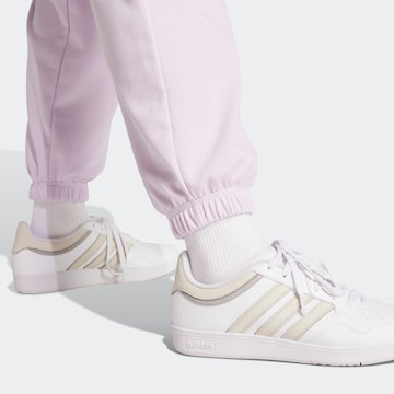 ADIDAS SPORTSWEAR Tapered Sporthose 'Essentials' in Lila