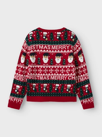 NAME IT Pullover 'NKNRASTOKKE' in Rot