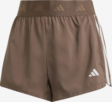 ADIDAS PERFORMANCE Sportbroek 'HYGLM' in Bruin: voorkant