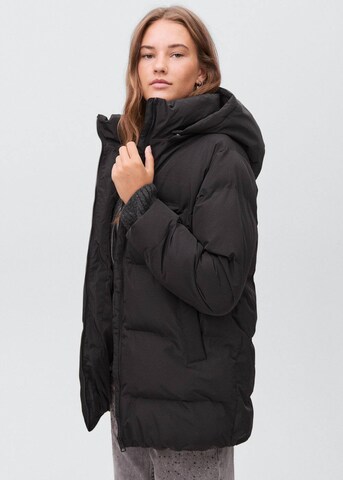 MANGO TEEN Winter Jacket 'Light' in Black