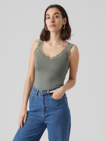 VERO MODA - Top 'ROSA' em verde: frente