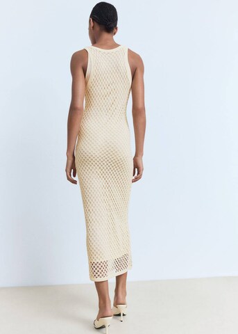 MANGO Kleid in Beige