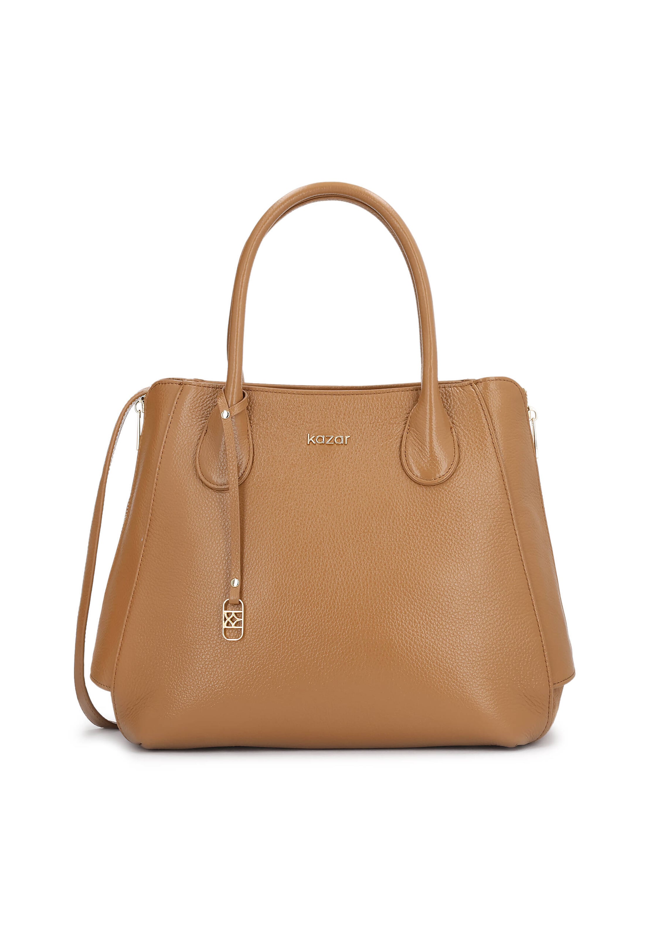 Kazar Handbag in Brown: front