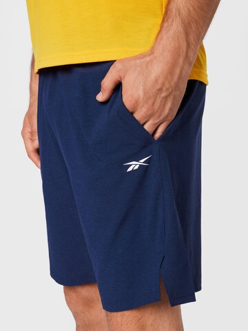 Regular Pantalon de sport 'Epic' Reebok en bleu