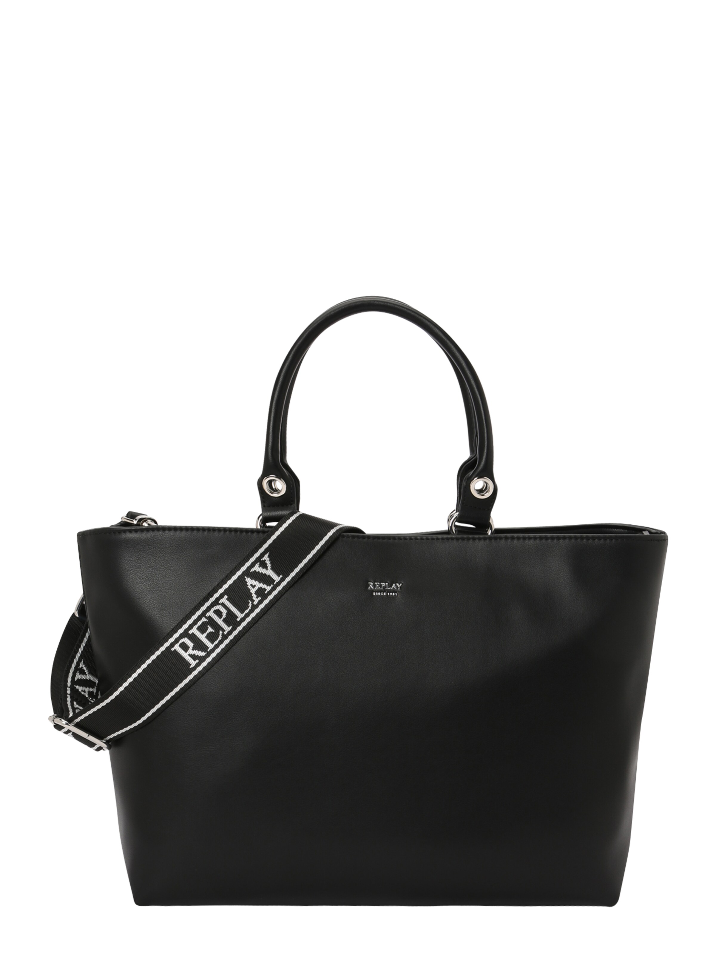 Cabas REPLAY en noir : devant