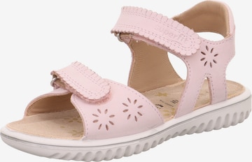 SUPERFIT Sandals 'SPARKLE' in Pink: front