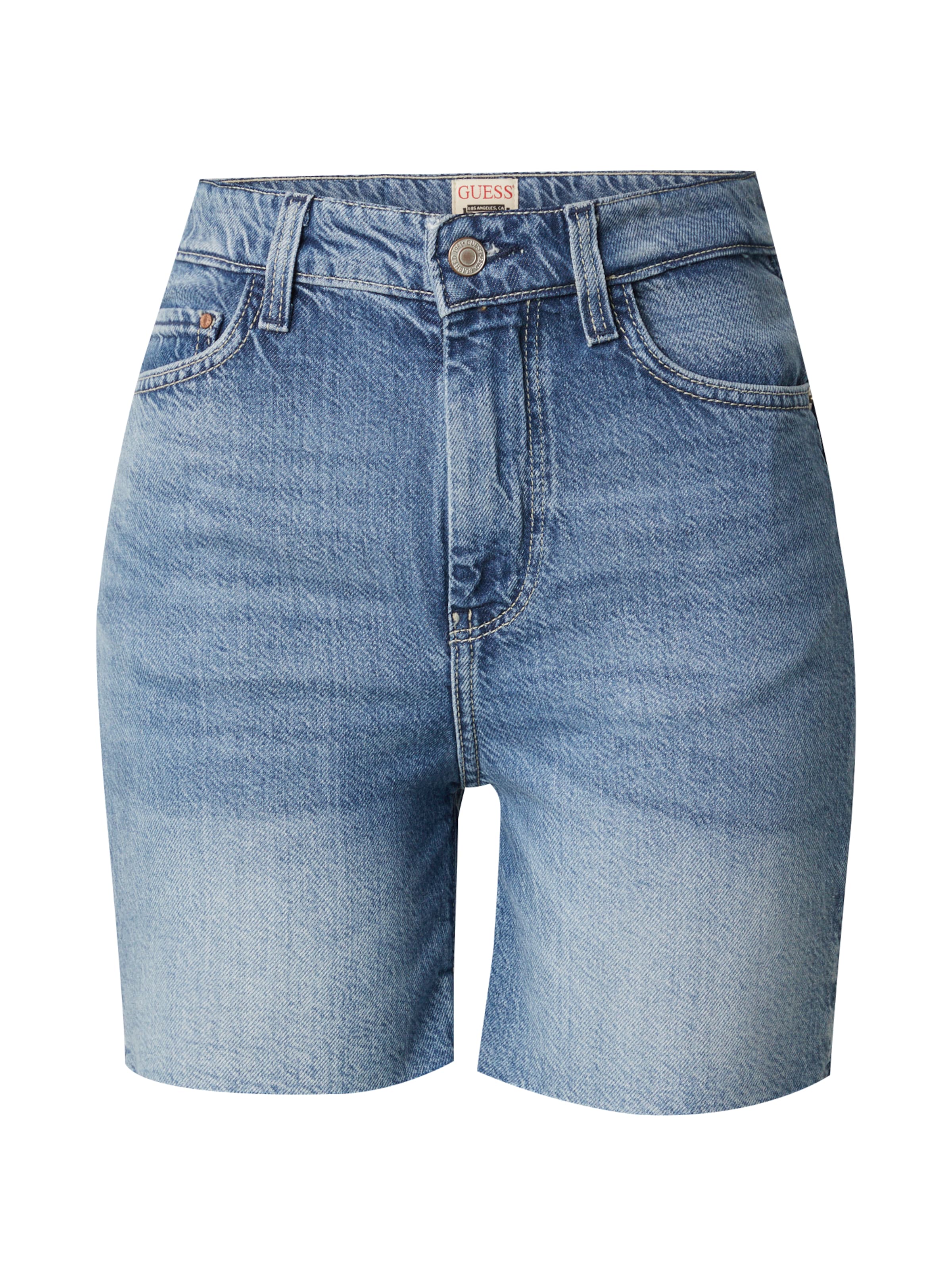 GUESS Обычный Джинсы '80S PEDAL' в Синий: спереди