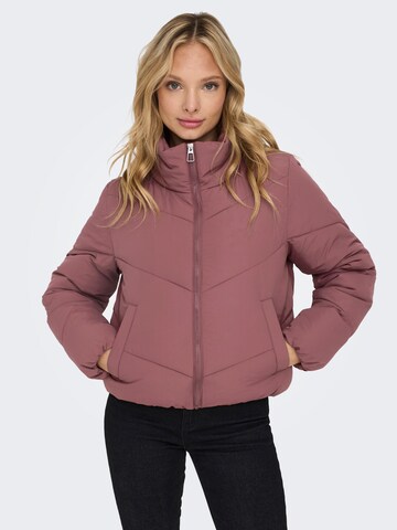 Veste mi-saison 'MAGGI' ONLY en rose : devant