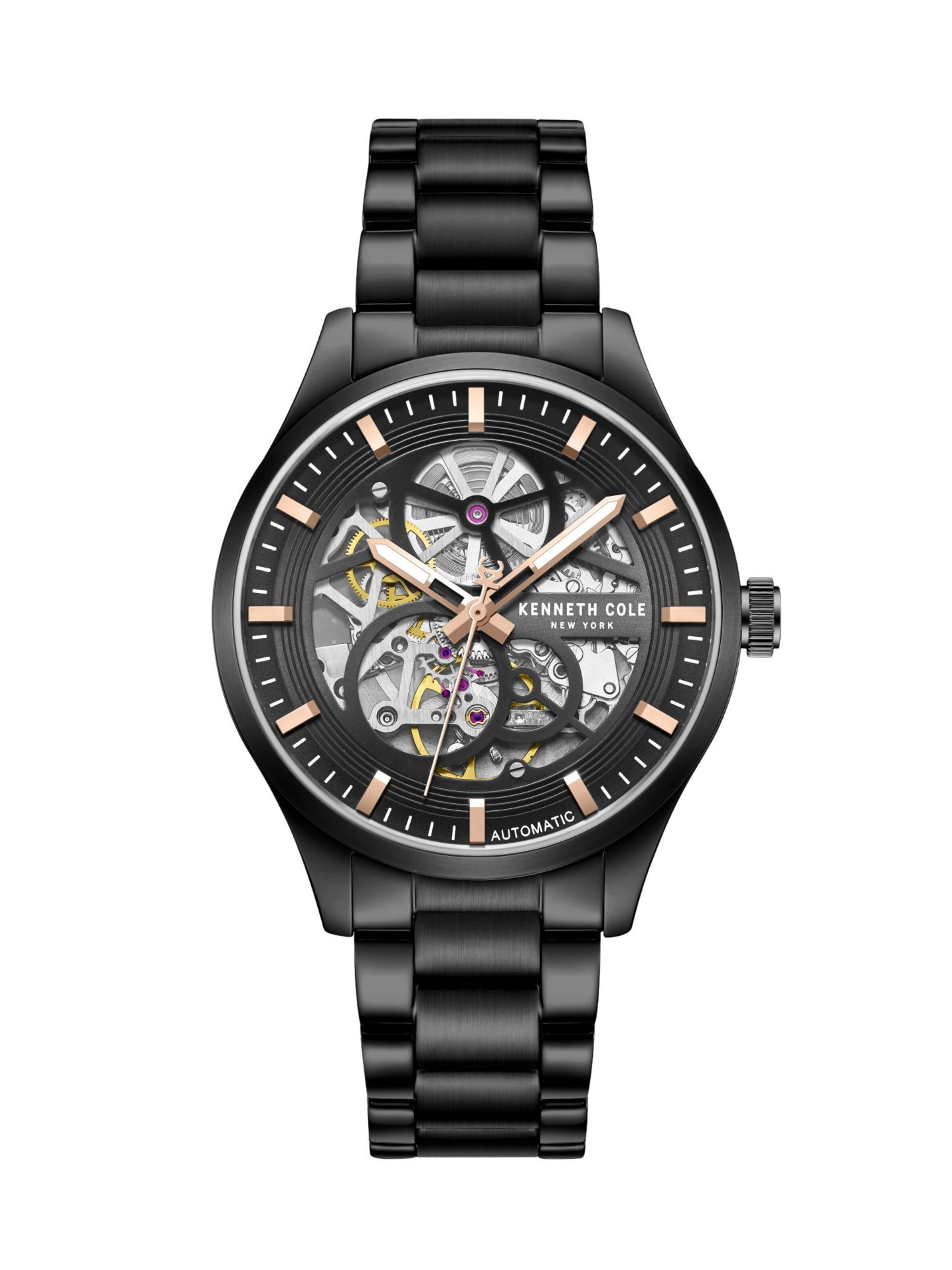 Kenneth Cole Analog Watch 'Ashton' in Black: front