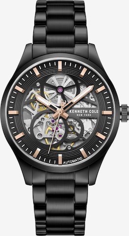 Kenneth Cole Analoog horloge 'Ashton' in Zwart: voorkant