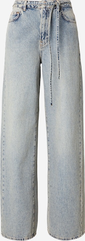 mėlyna NÜMPH Plačios klešnės Džinsai 'BROOKLYN': priekis