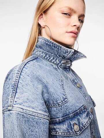 PIECES Jacke 'NORA' in Blau