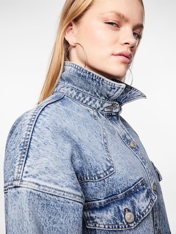 PIECES Jacke 'NORA' in Blau