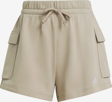 Largi Pantaloni sport 'Essentials' de la ADIDAS SPORTSWEAR pe verde: față