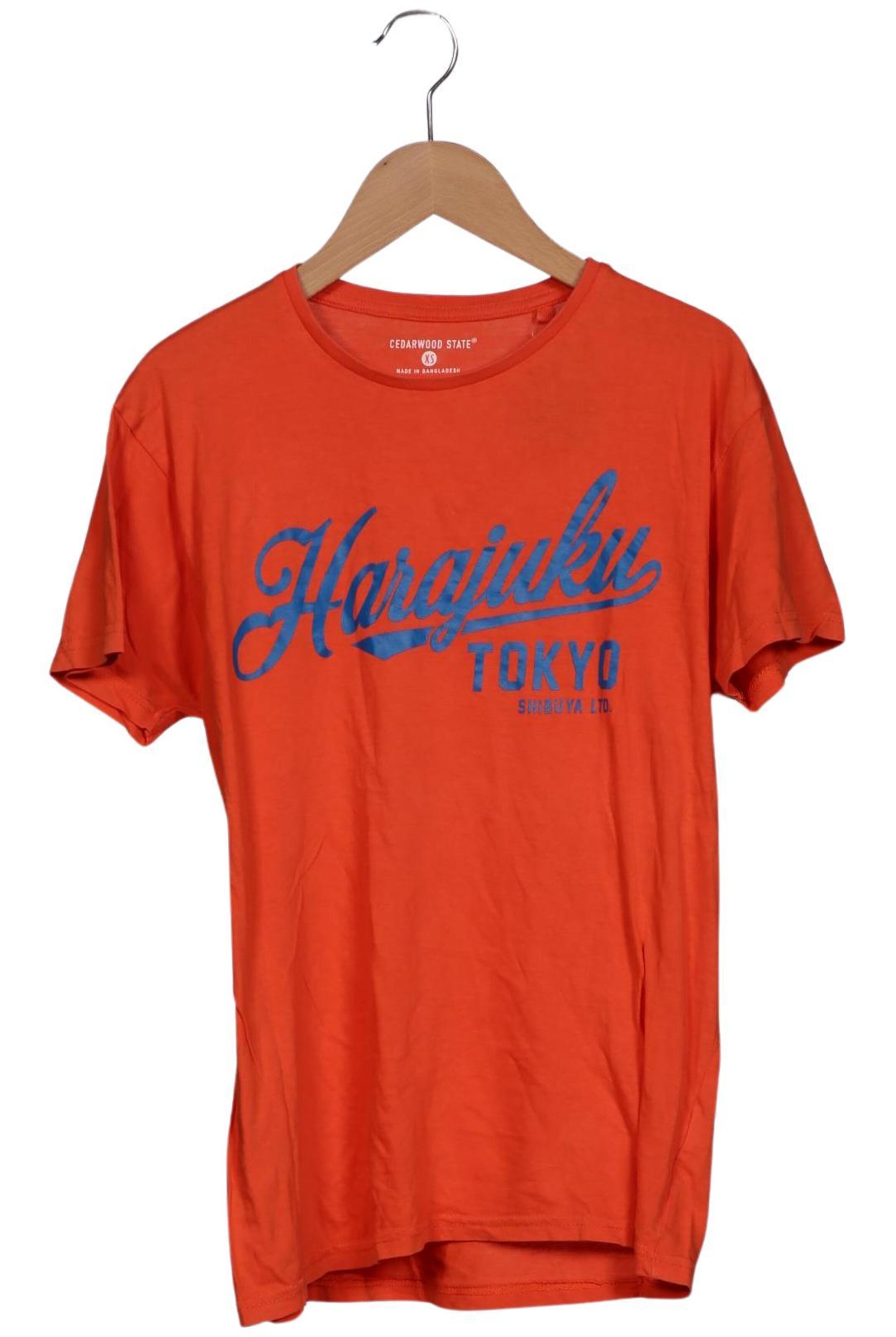 Cedar Wood State T-Shirt XS in Orange: Vorderseite