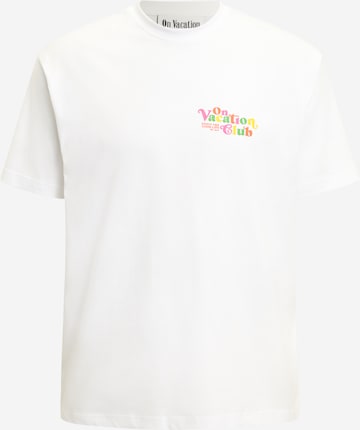 On Vacation Club Shirt 'Enjoy' in White: front