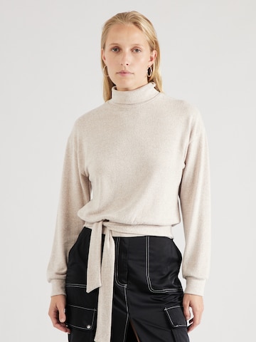 Pull-over 'Tanisha' ABOUT YOU en beige : devant