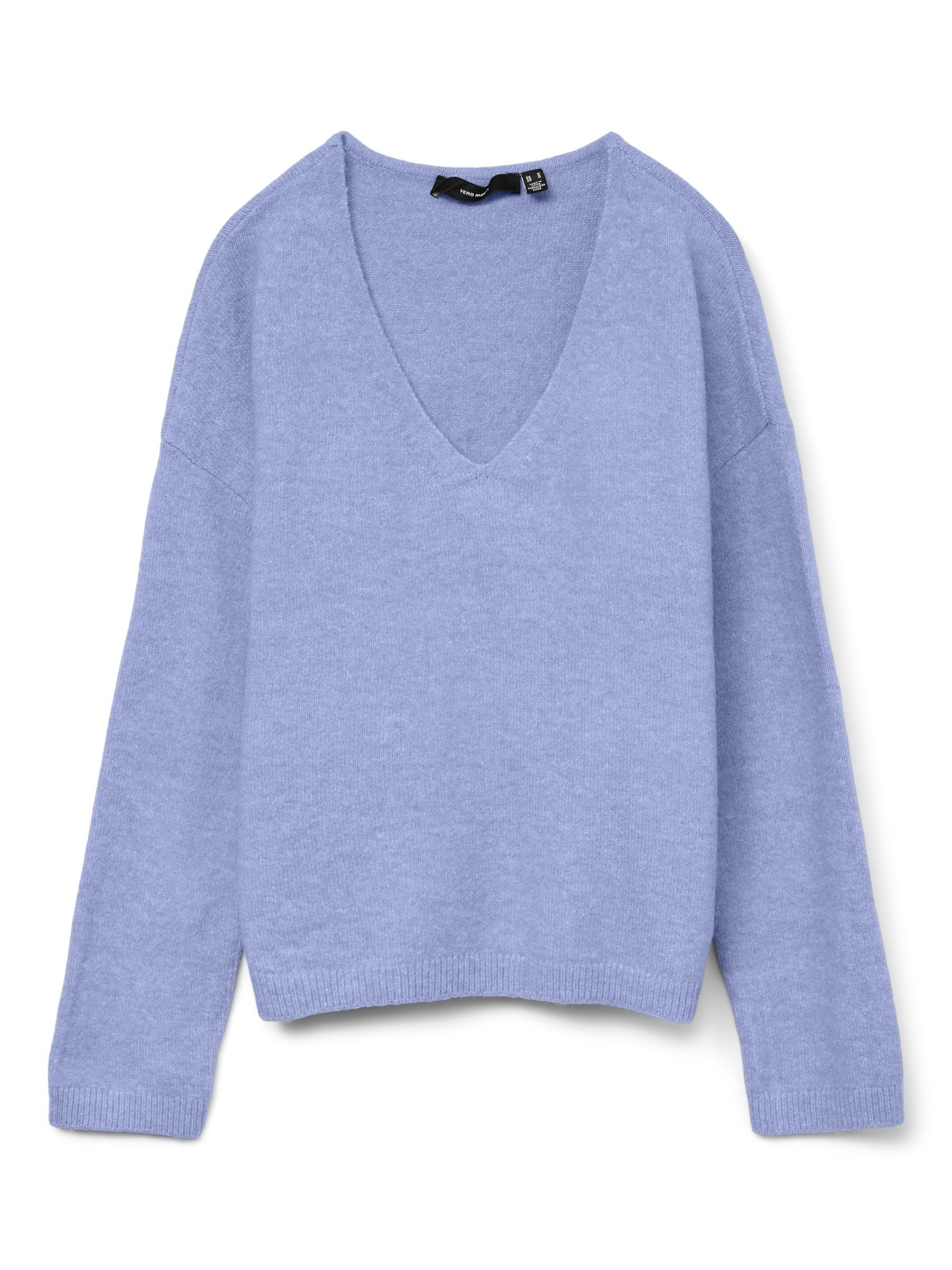 VERO MODA Sweater 'BESTI' in Blue: front