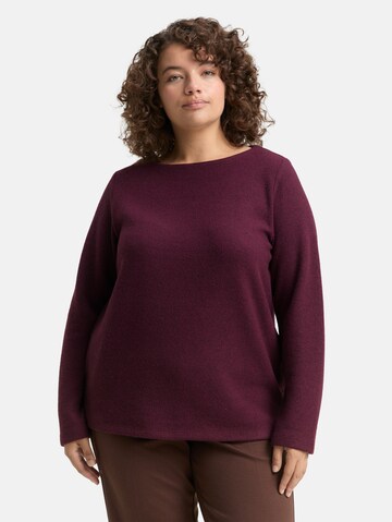 Pull-over Tom Tailor Women + en rouge : devant