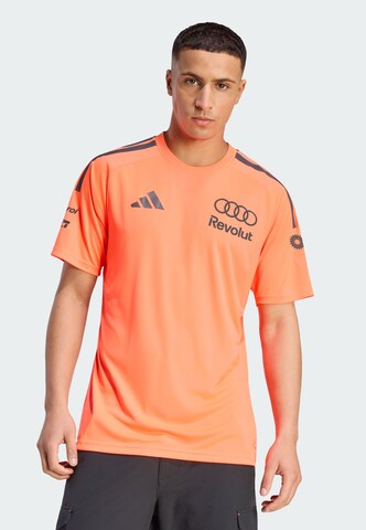T-Shirt fonctionnel 'Audi Revolut F1' ADIDAS PERFORMANCE en orange : devant
