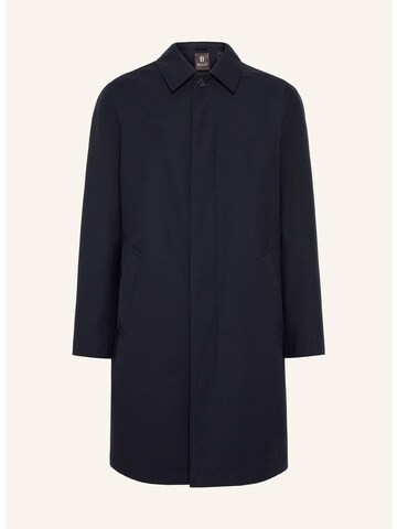 Boggi Milano Between-seasons coat 'Pea' in Blue: front