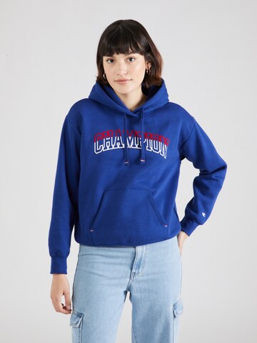 Champion Authentic Athletic Apparel Sweatshirt in Blue: front