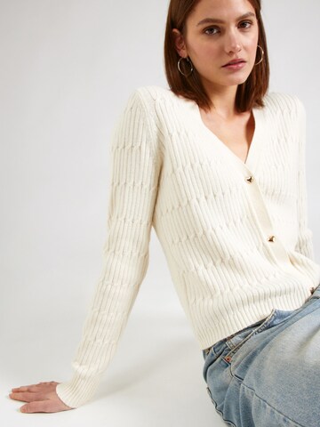 ONLY Knit Cardigan 'KATIA' in White