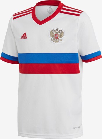 ADIDAS PERFORMANCE Functioneel shirt 'Russland' in Wit: voorkant