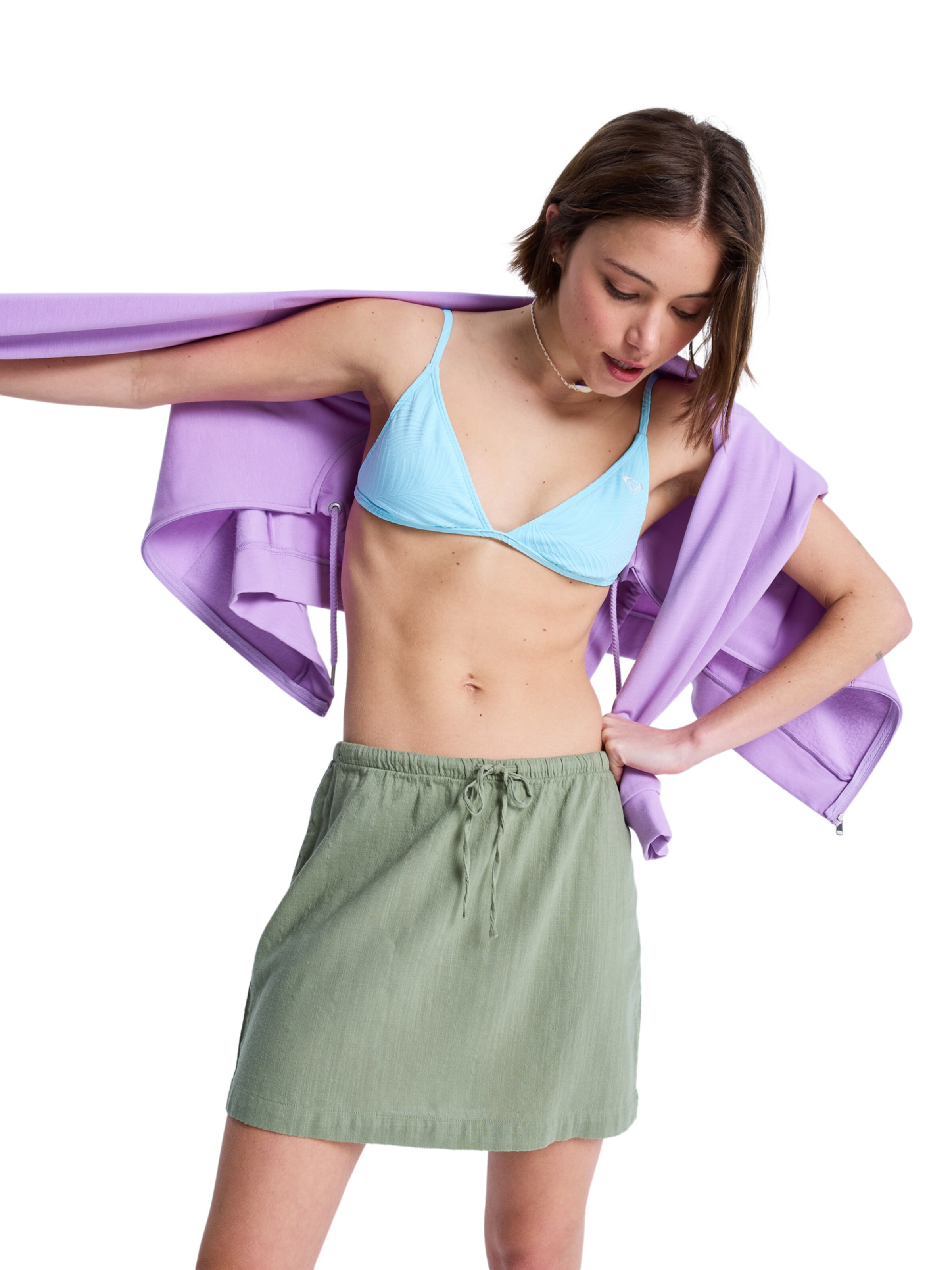 ROXY Rock 'Over The Waves' in Grün: Vorderseite