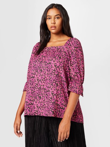 Dorothy Perkins Curve Bluse in Pink: predná strana