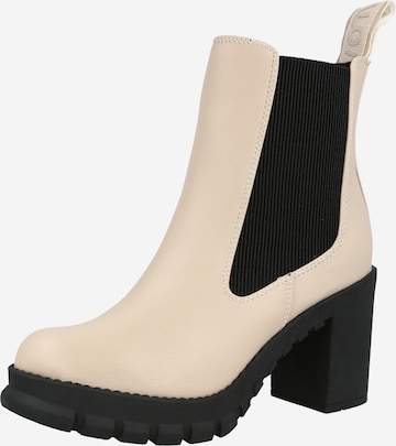 BUFFALO Chelsea boots 'Serlina' in Beige: front