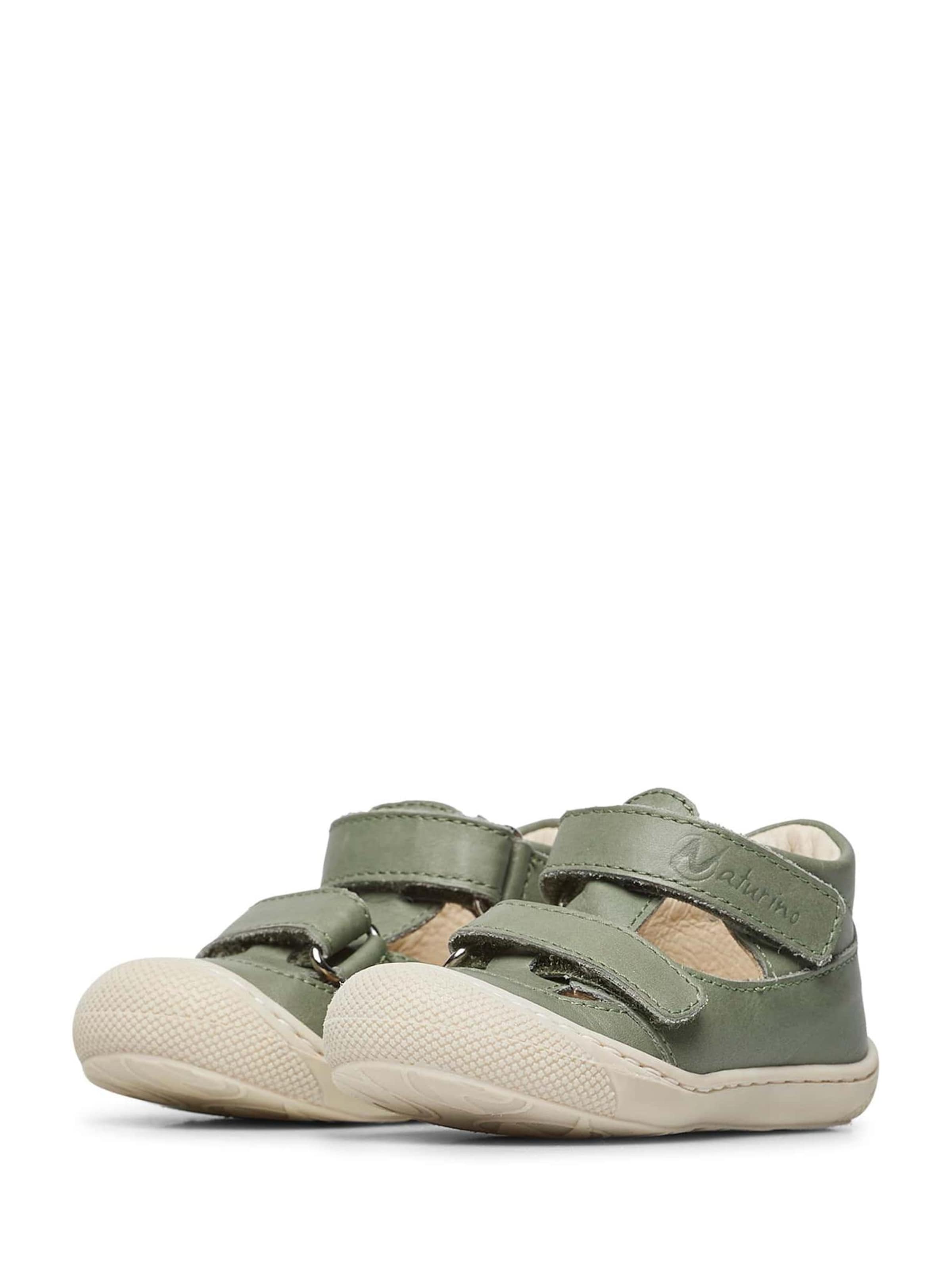 NATURINO Offene Schuhe 'PUFFY' in Grün