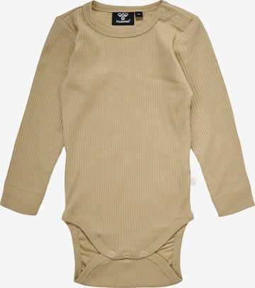 Hummel Rompertje/body in Beige: voorkant