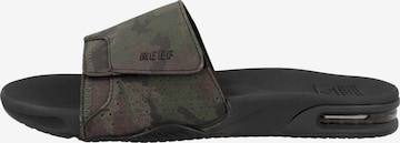 REEF Beach & Pool Shoes 'Fanning Slide' in Green
