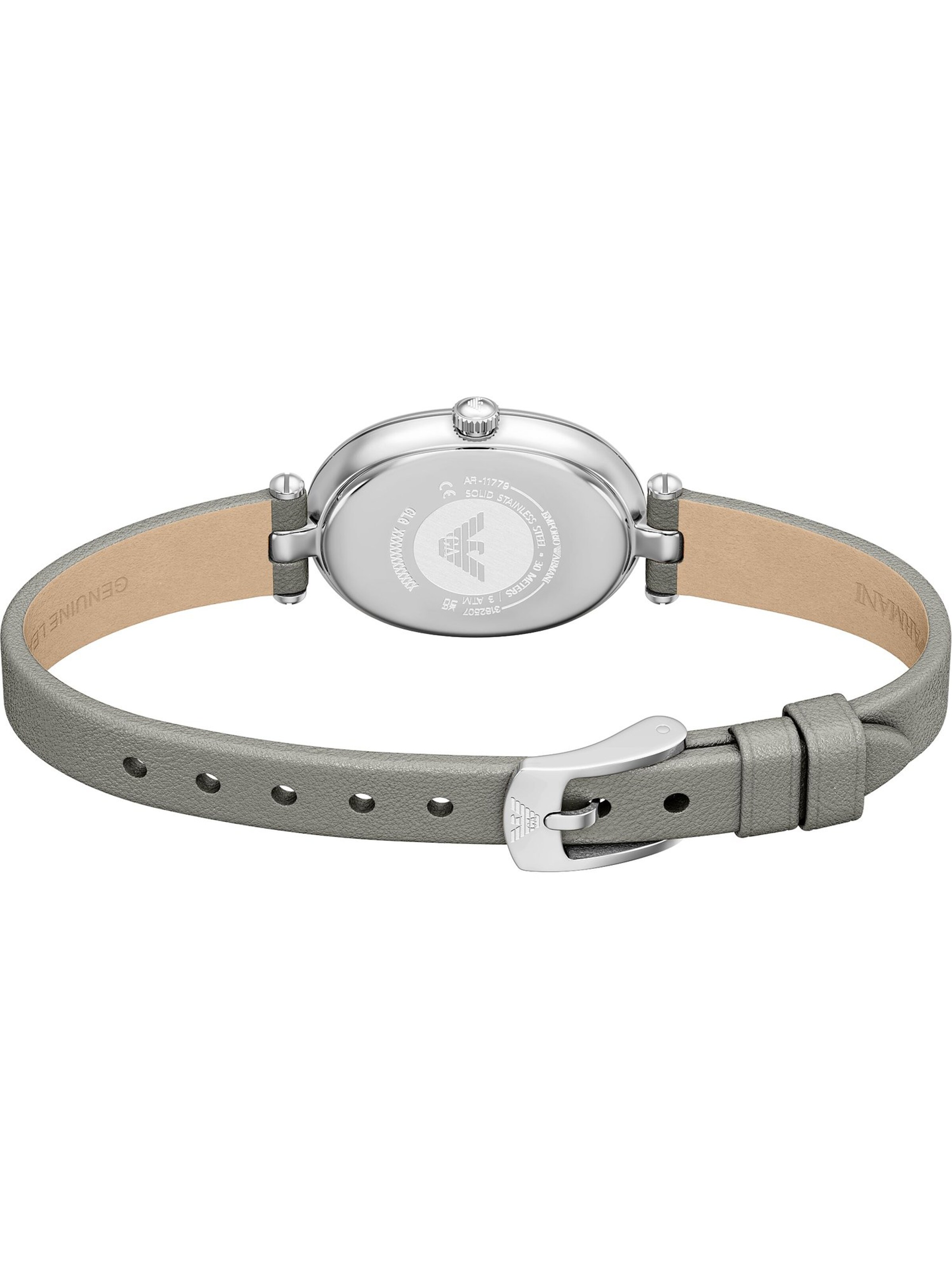 Emporio Armani Analoguhr in Grau