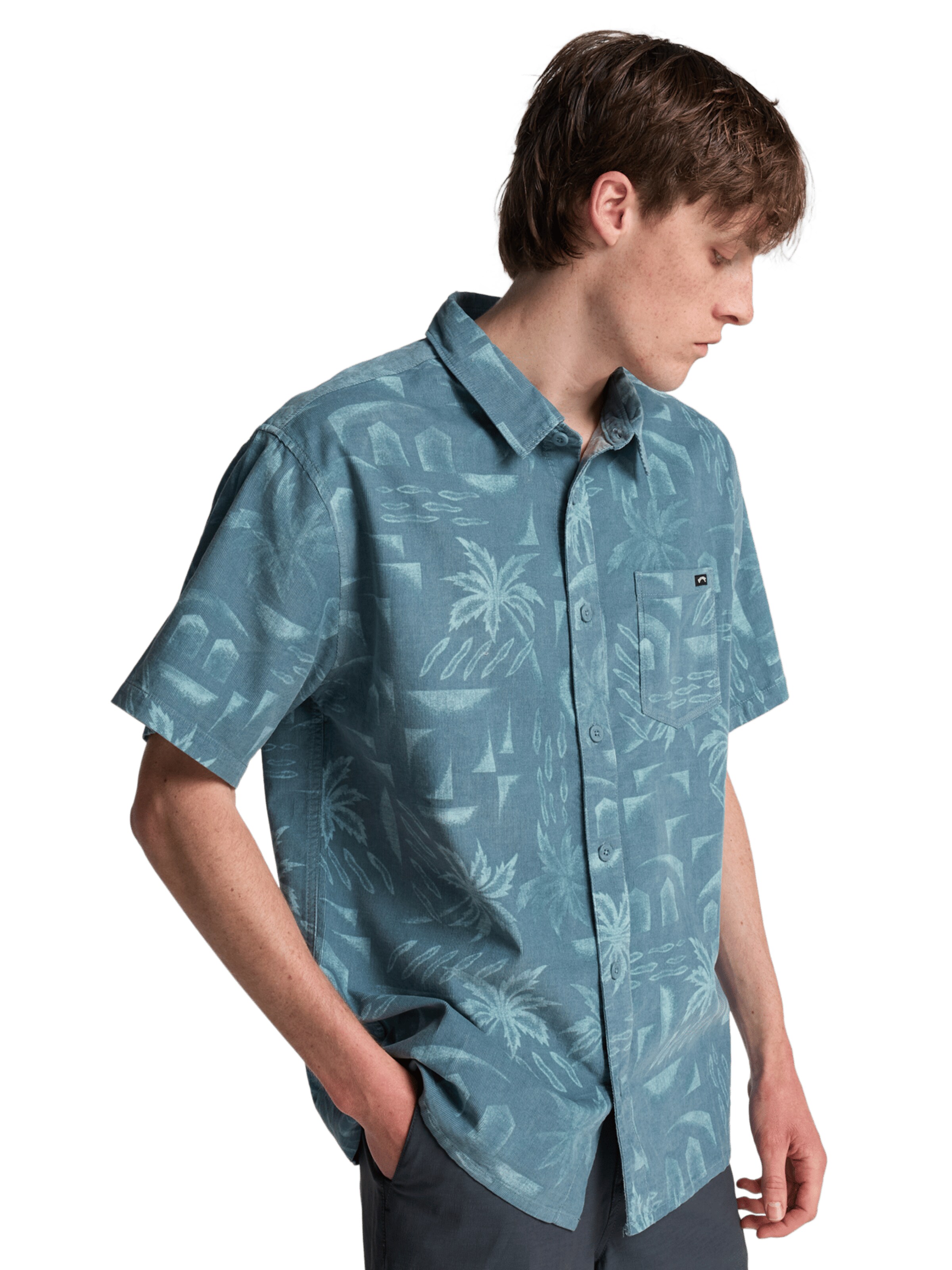 BILLABONG Comfort fit Button Up Shirt 'Solana' in Blue