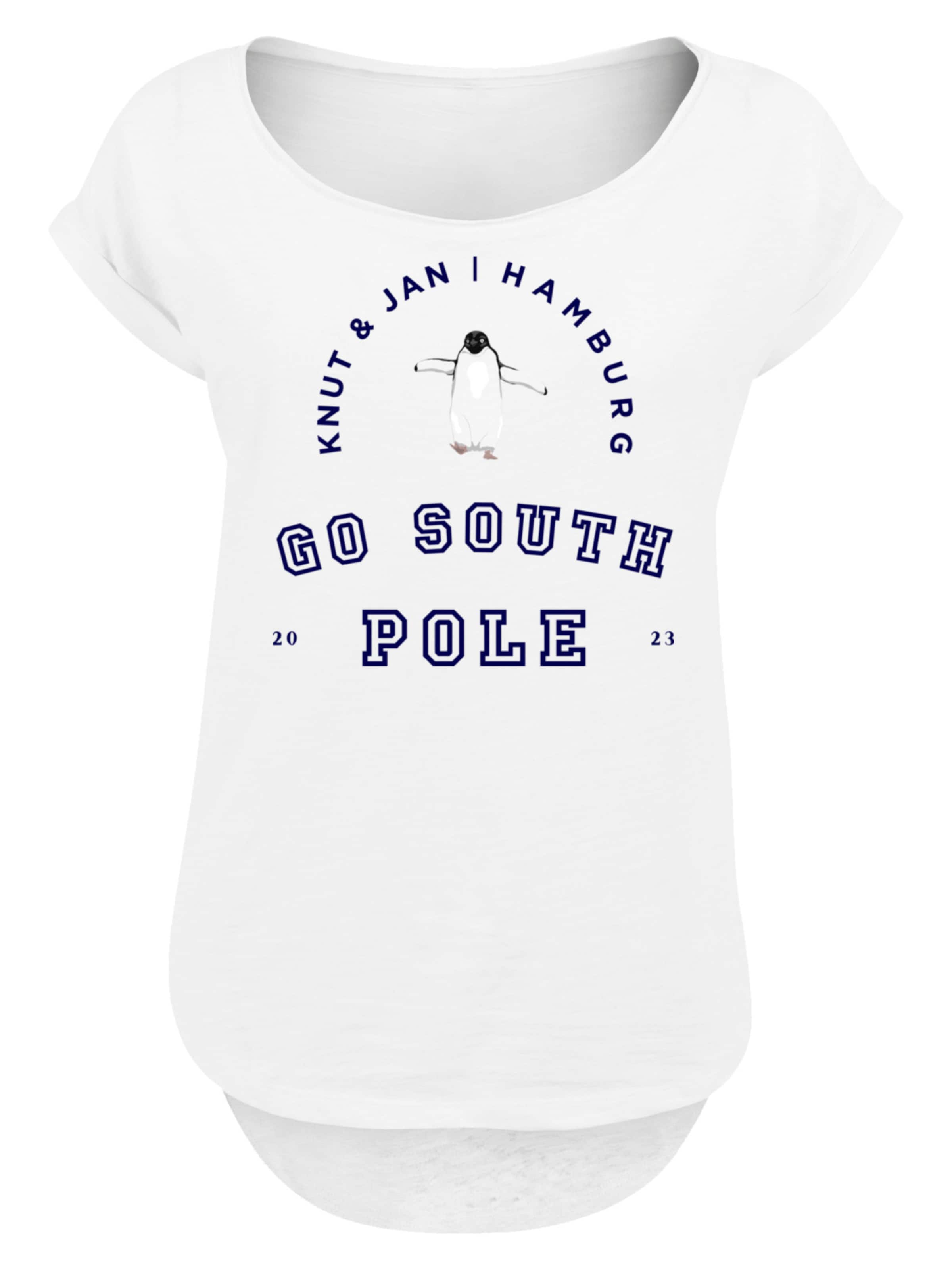 F4NT4STIC Shirt in Wit: voorkant