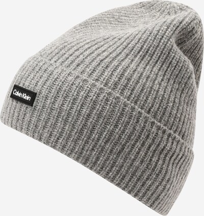 Calvin Klein Mütze in grau / schwarz / weiß, Produktansicht