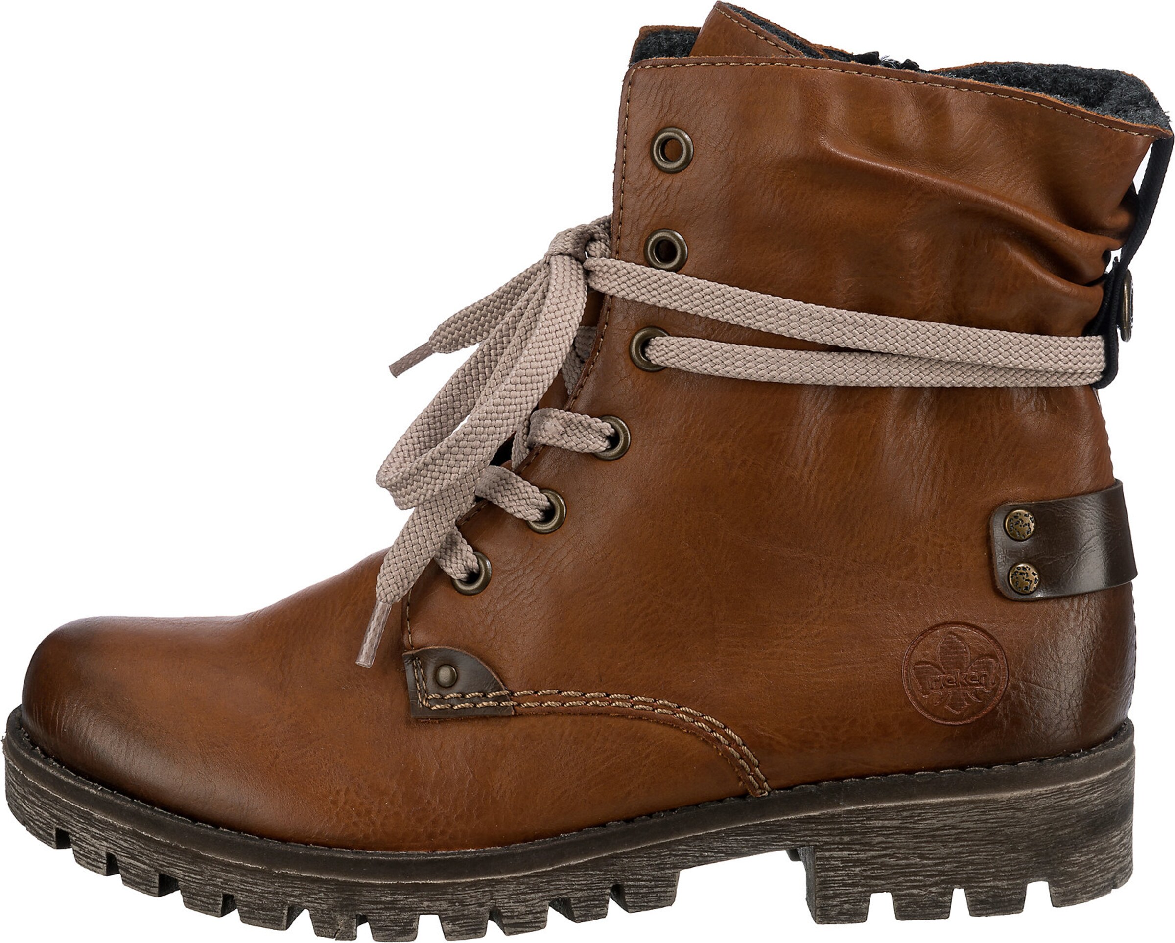 Rieker Snørestøvletter i brun