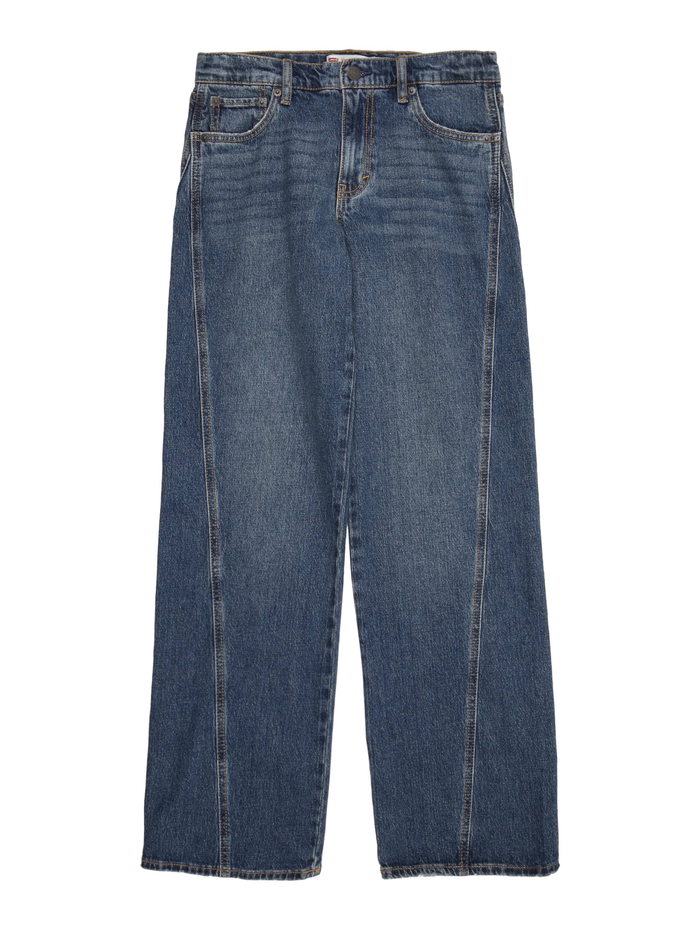 Levi's Kids Wide leg Jeans in Blue: front