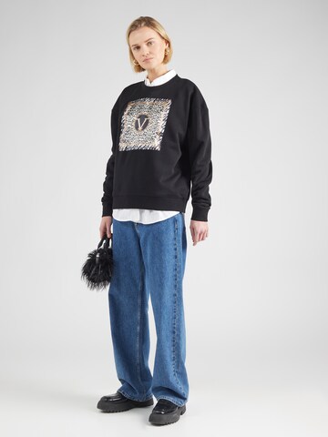 19V69 ITALIA Sweatshirt 'Bonnie Gold' i svart