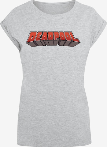 ABSOLUTE CULT Shirt 'Deadpool' in Grey: front