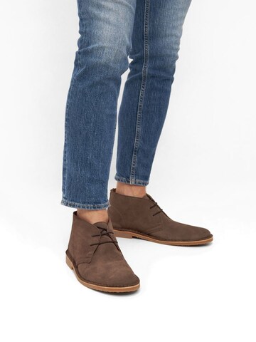 Chukka Boots 'OLIVER' Bianco en marron : devant